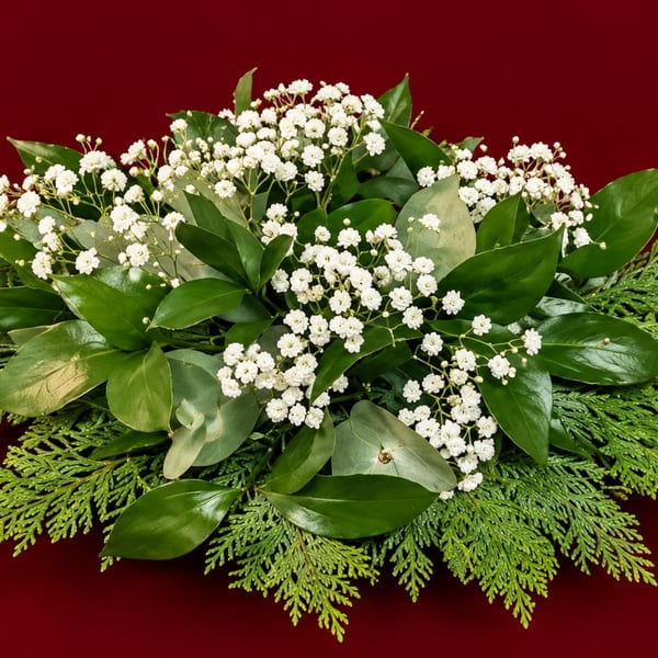Simple Festive Centrepiece.